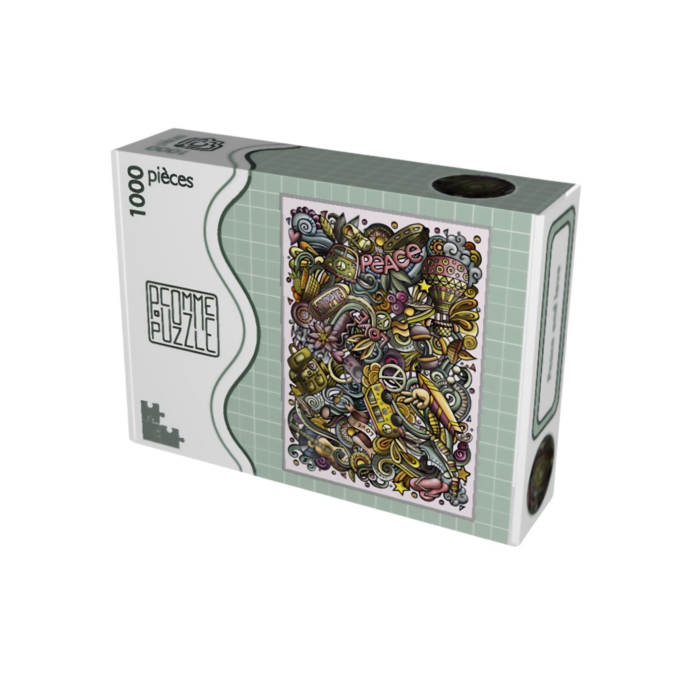 Puzzle 1000 pièces - PEACE AND LOVE