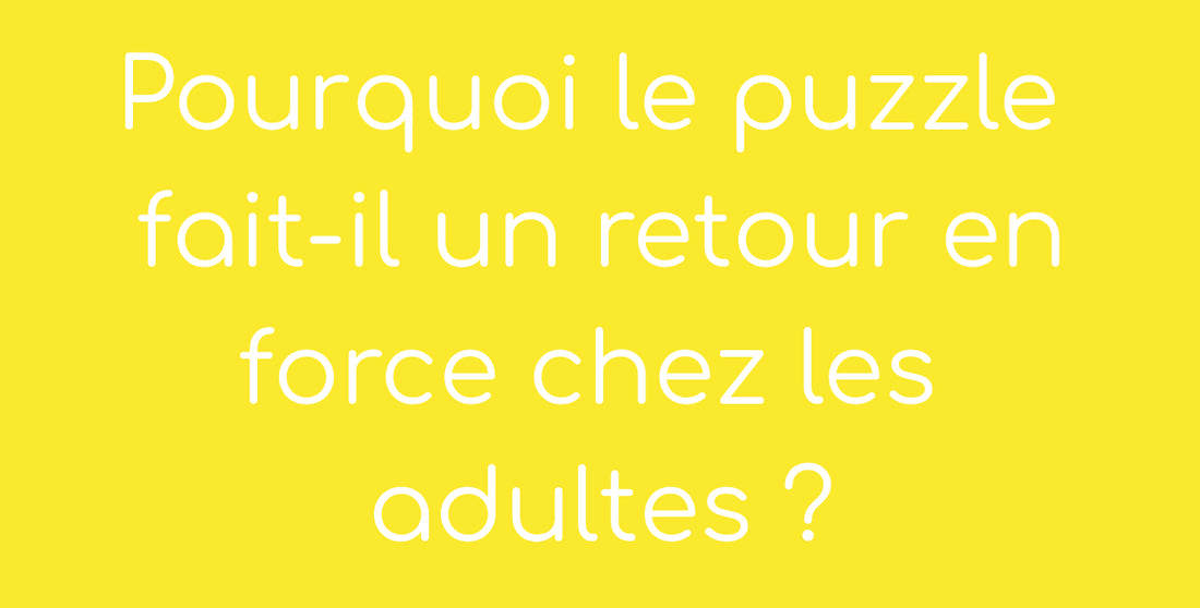 Image de blog pour savoir pourquoi le puzzle fait un retour en force chez les adultes
