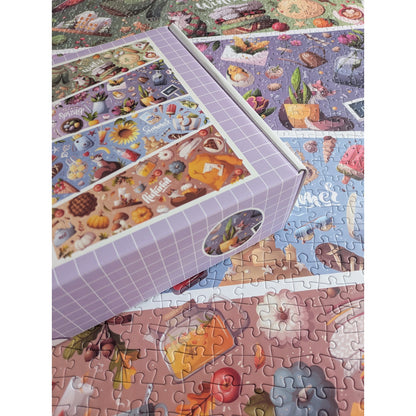 Puzzle 1000 pièces - LES 4 SAISONS