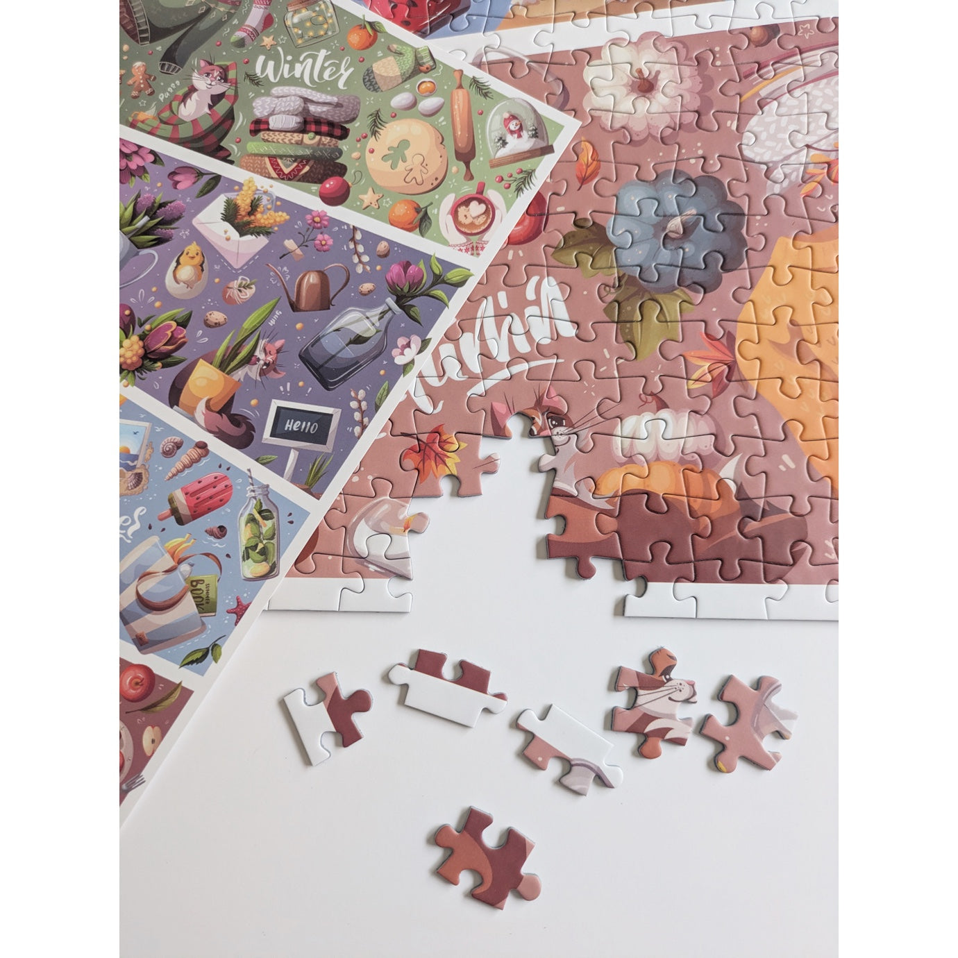Puzzle 1000 pièces - LES 4 SAISONS