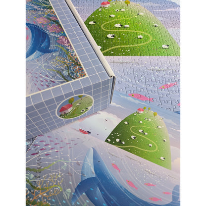 Puzzle 1000 pièces - L'ILE AUX MOUTONS