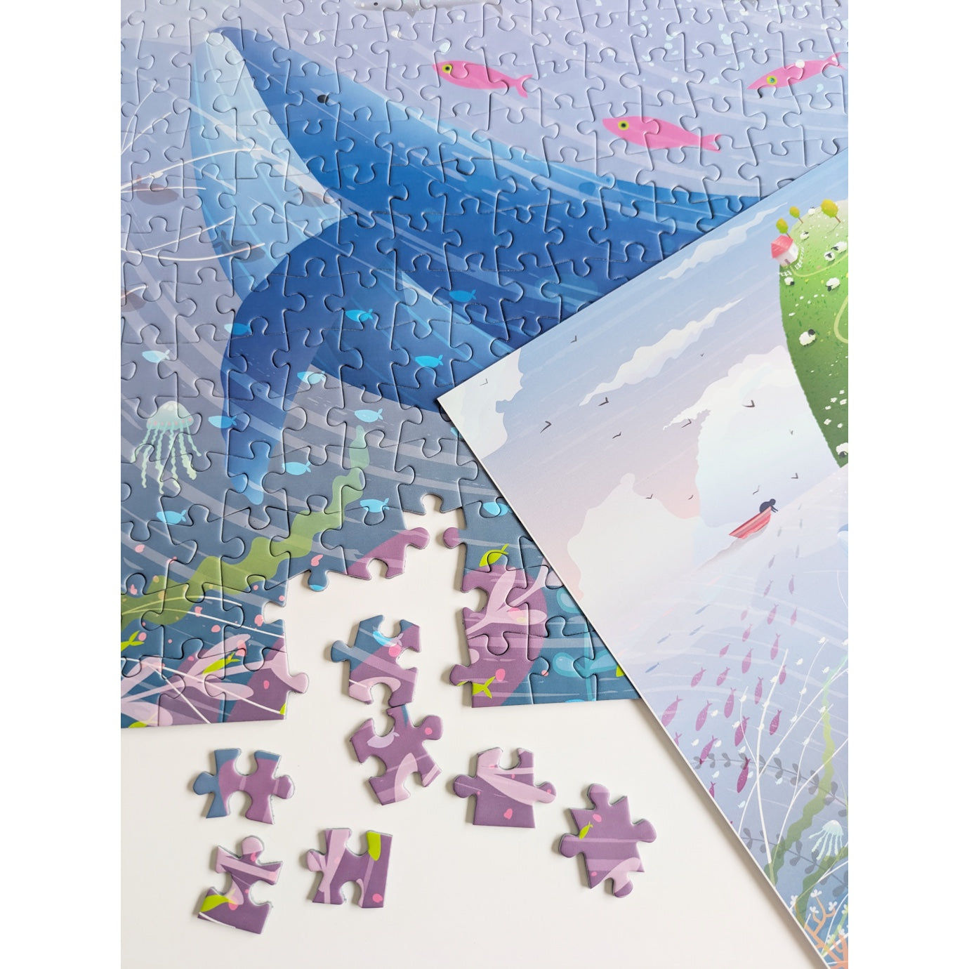 Puzzle 1000 pièces - L'ILE AUX MOUTONS