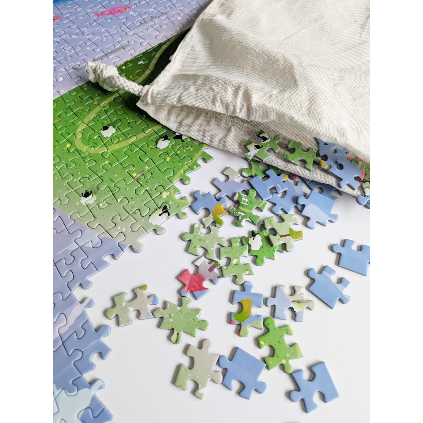 Puzzle 1000 pièces - L'ILE AUX MOUTONS