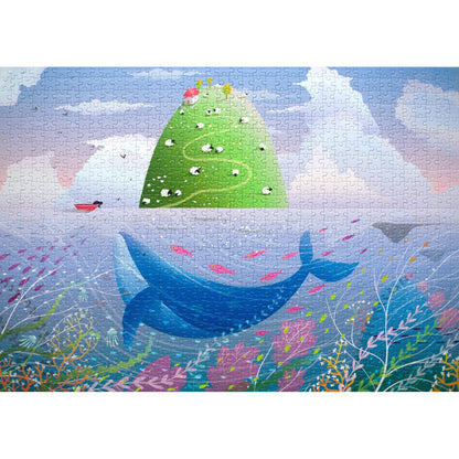 Puzzle 1000 pièces - L'ILE AUX MOUTONS