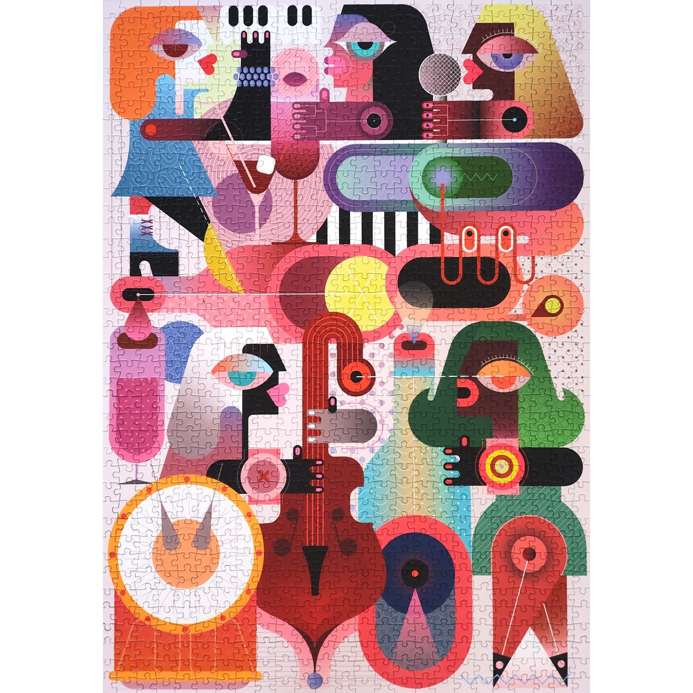 Puzzle 1000 pièces - JAZZ BAND GIRLS