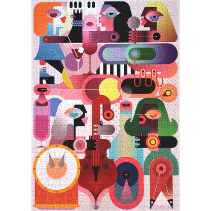 Puzzle 1000 pièces - JAZZ BAND GIRLS