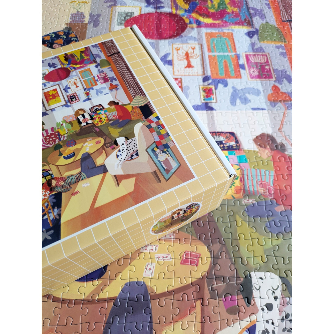 Puzzle 1000 pièces - MATINEE JEU DE CARTES