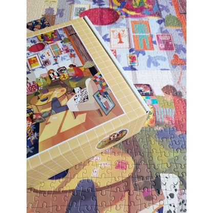 Puzzle 1000 pièces - MATINEE JEU DE CARTES