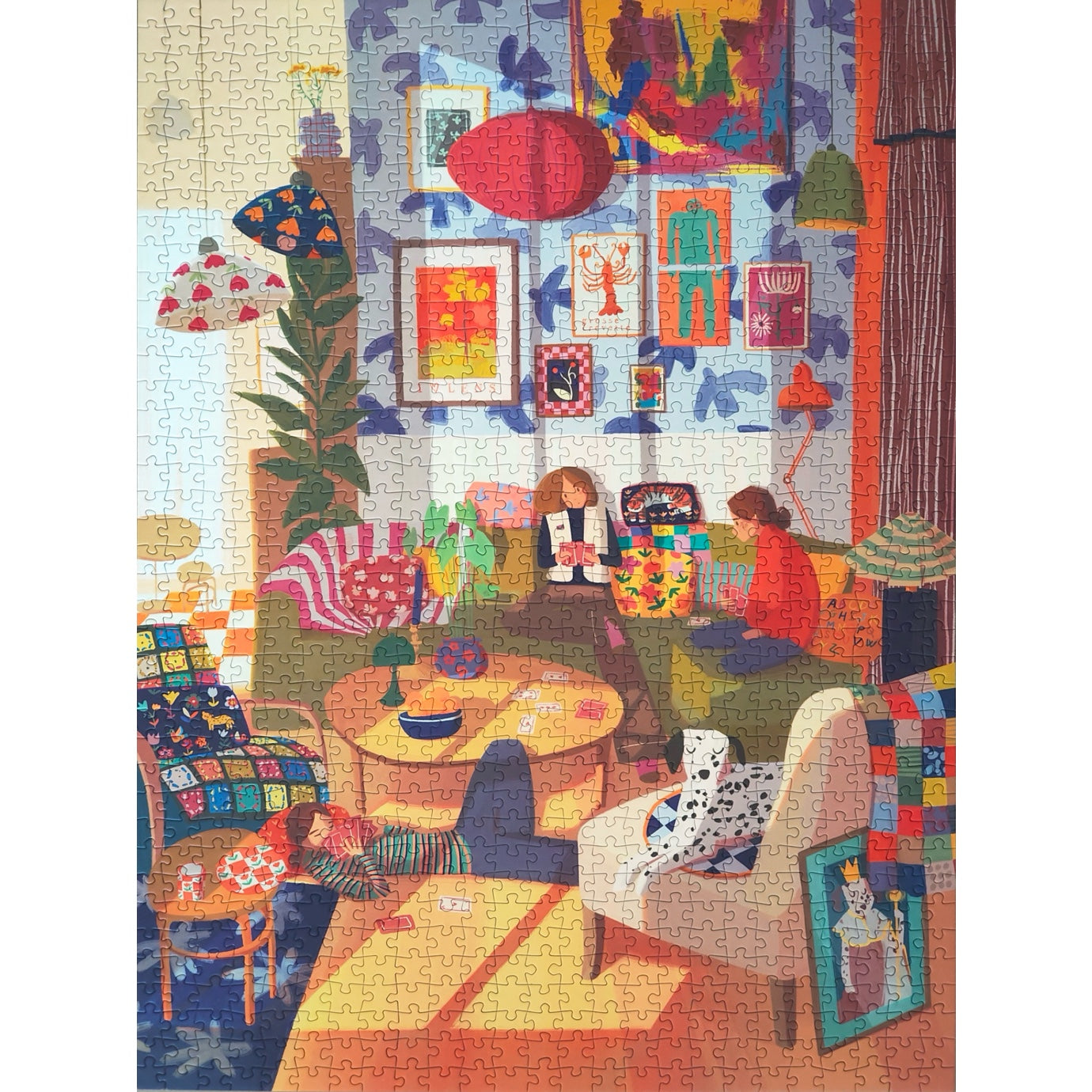 Puzzle 1000 pièces - MATINEE JEU DE CARTES