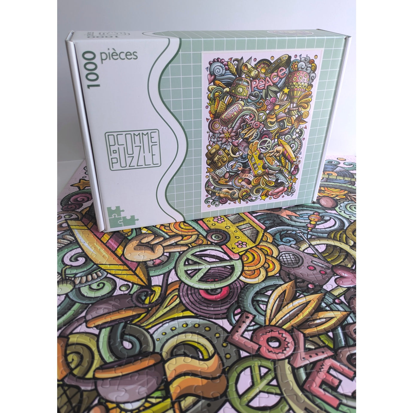 Puzzle 1000 pièces - PEACE AND LOVE