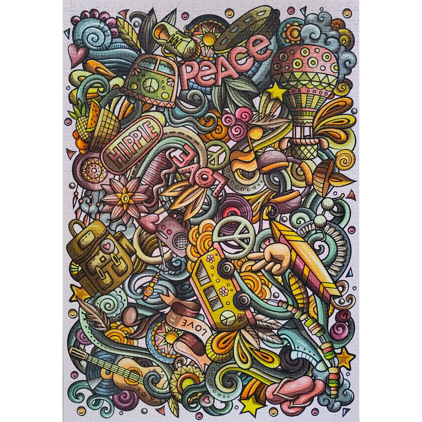 Puzzle 1000 pièces - PEACE AND LOVE