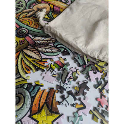 Puzzle 1000 pièces - PEACE AND LOVE