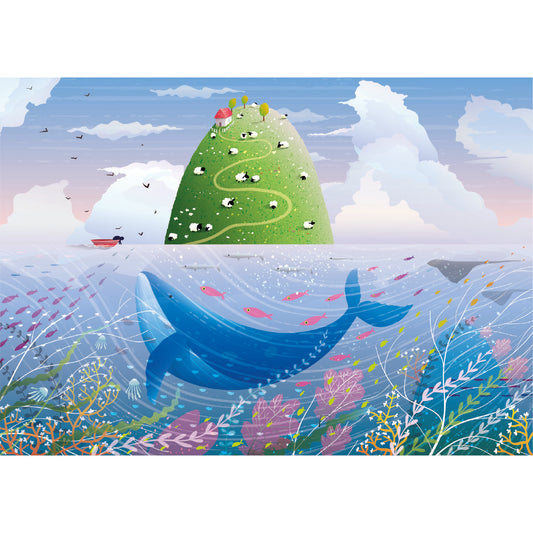 Puzzle 1000 pièces - L'ILE AUX MOUTONS